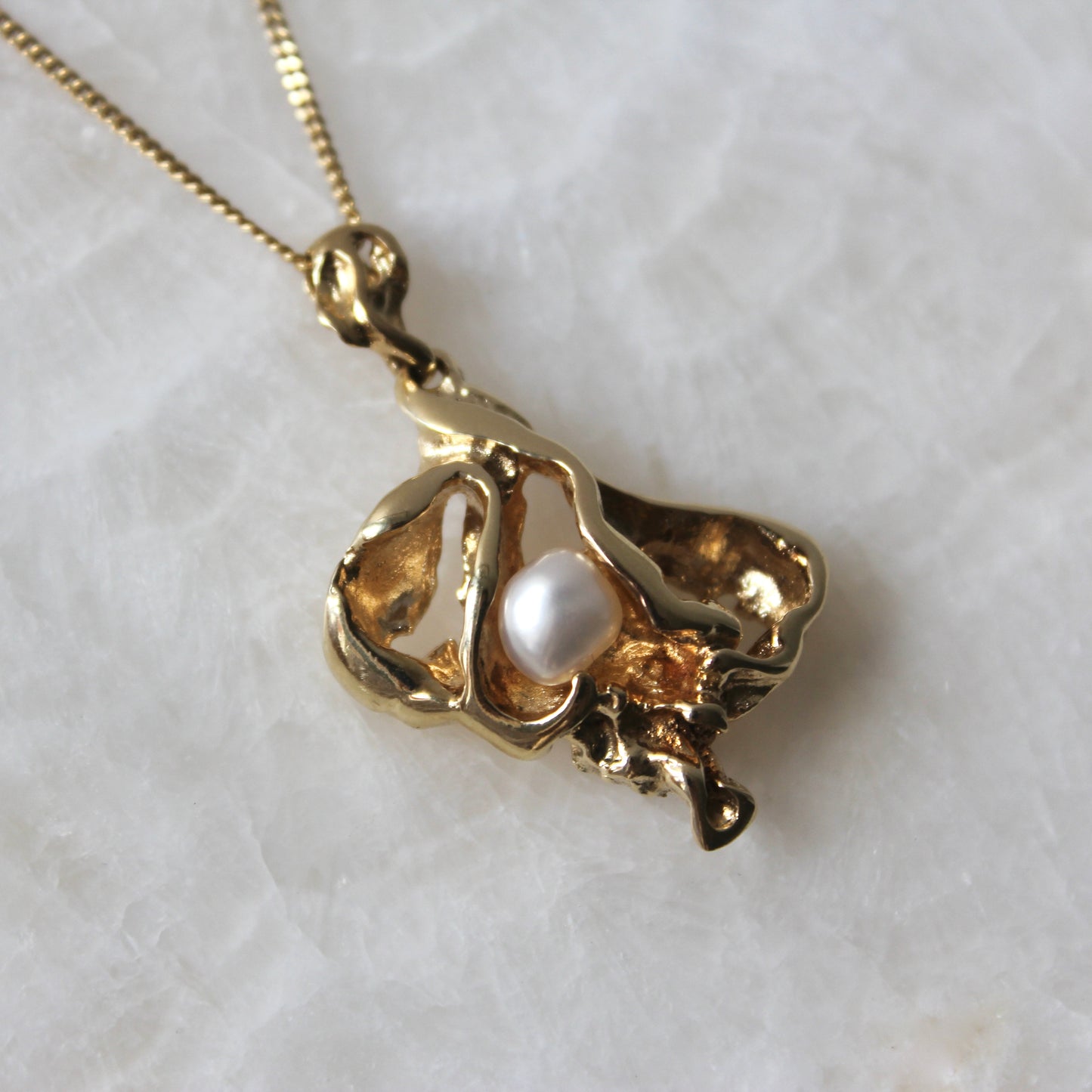 Santra Guld & Sølv Pendant