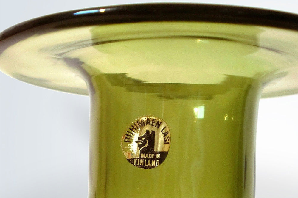 Glass Vase by Helena Tynell for Riihimäen Lasi Oy