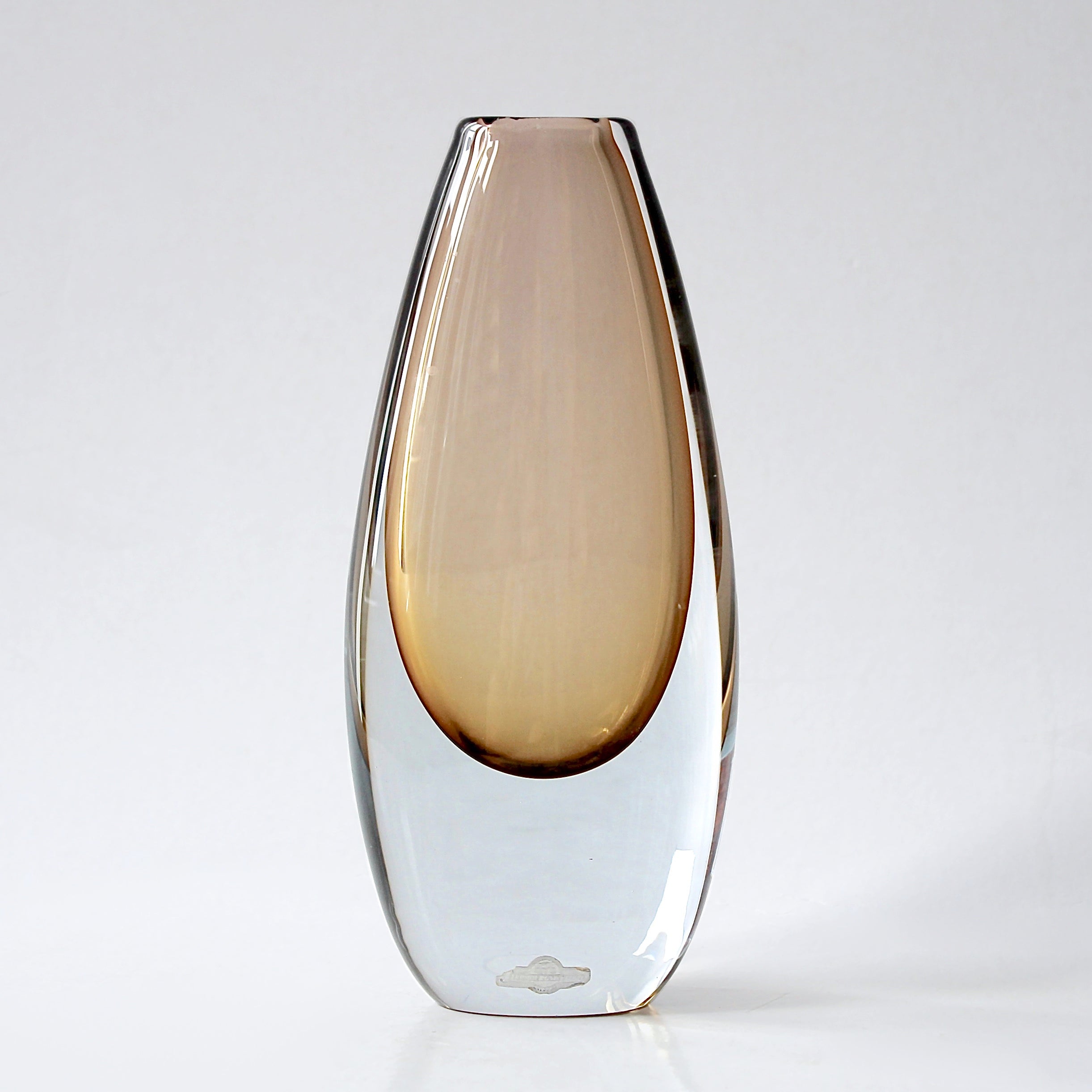 Swedish design 1962 vintage art glass vase by discount Gunnar Nylund for Strömbergshyt